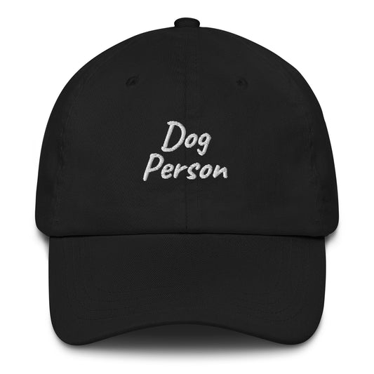 Embroidered Unisex Dad Hat: Dog Person